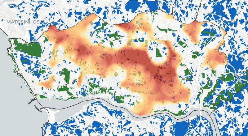 Défice de espaços verdes no Porto